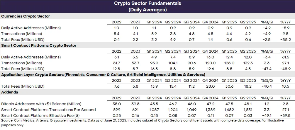 Crypto Sector Fundamentals